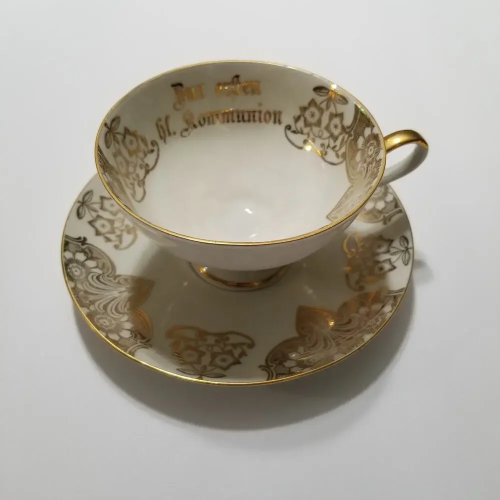 GAREIS KUHNL & CO GKC Bavaria Cup Saucer Kommunion